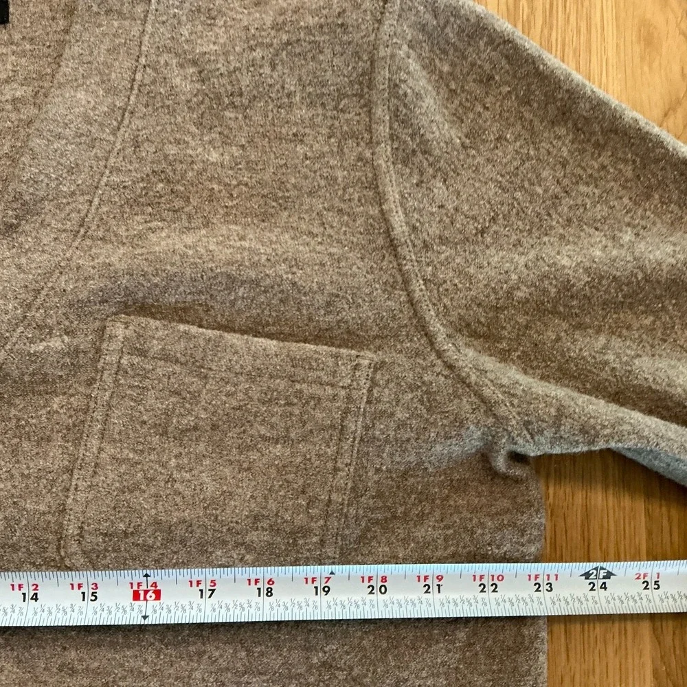 Banana Republic Mens Size L Boucle V Cardigan Camel Wool Blend Sweater NWT